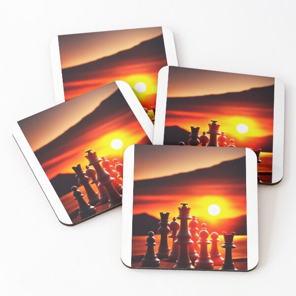 Item preview, Chess Retro Sunset designed and sold by erion-store.