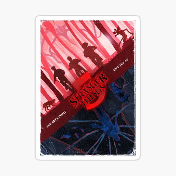 Item preview, Stranger Things Season 5 Fan art Poster designed and sold by Lumos19 Studio.