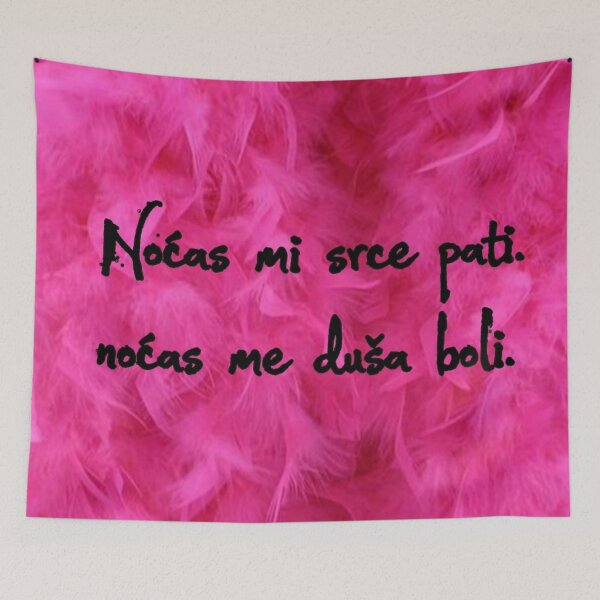 Item preview, Lyrics - Noćas mi srce pati, noćas me duša boli designed and sold by Marija Barisic.