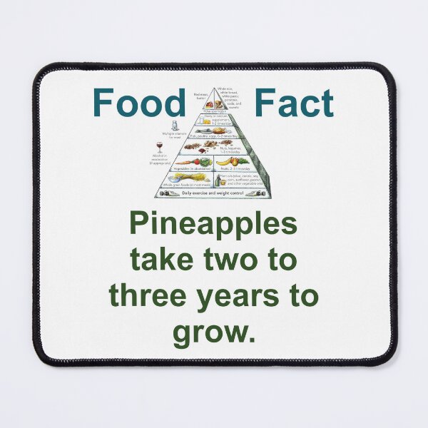 Item preview, Pineapples Take Two To Three Years - Food Fact designed and sold by CrankyOldDude.