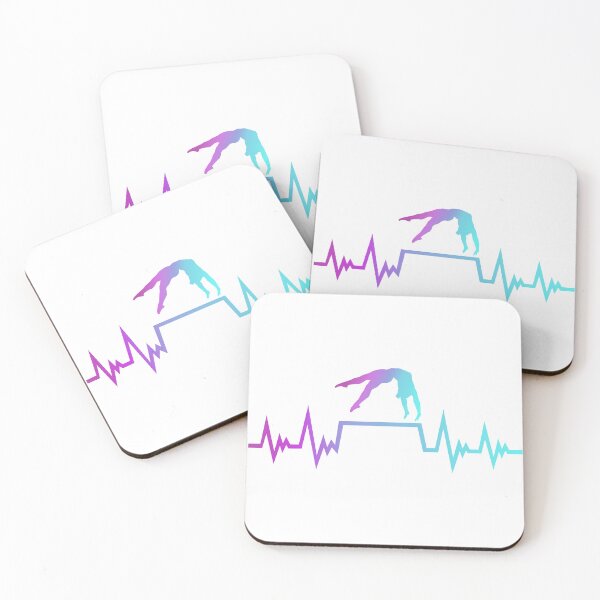 Item preview, Kopie von Kopie von Gymnastics Heartbeat ECG designed and sold by claudiasartwork.