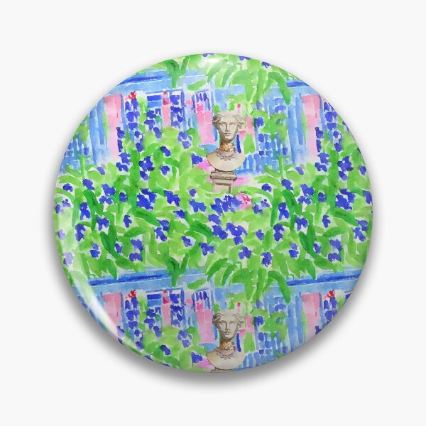 Item preview, Italian villa garden preppy seamless pattern designed and sold by coolkatia.