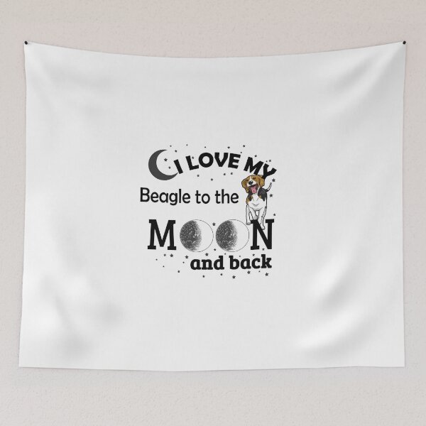 Item preview, I Love My Beagle To The Moon And Back! designed and sold by flipper42.