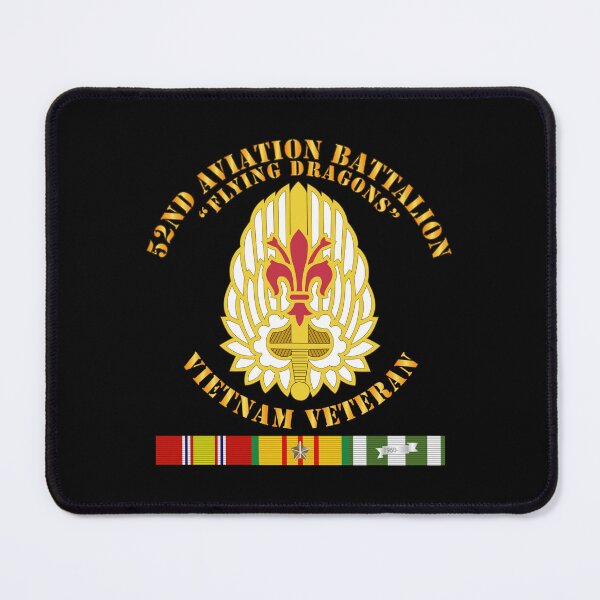 Item preview, Army - 52nd Avn Bn - Flying Dragons - Vietnam Vet w VN SVC designed and sold by Military Insignia Products.