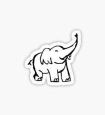 happy elephant Sticker