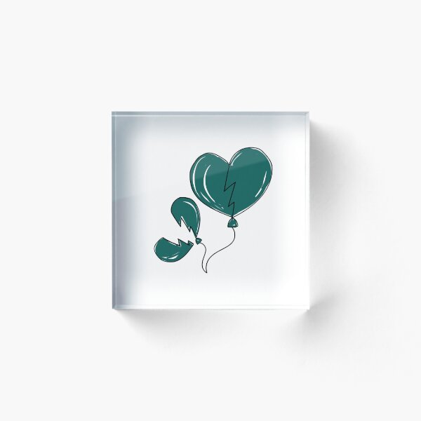 Item preview, Broken Green Heart designed and sold by MeriStore1.