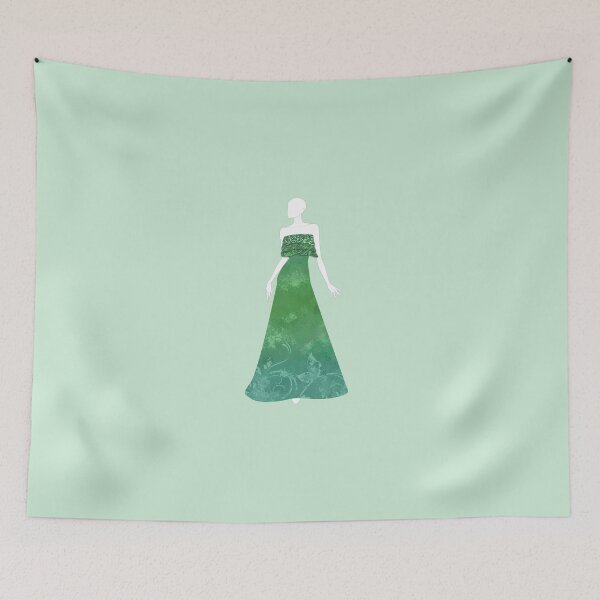 Item preview, Lady In Green Gown Madam Fashionista Collection designed and sold by Dais Zigns.