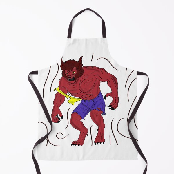 Item preview, Angry red werewolf designed and sold by Nurmoh.