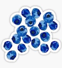 cluster of blueberries Sticker