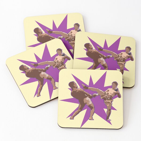 Item preview, Muay Thai Fight - Kick and Matrix - purple star designed and sold by NurturingSpirit.