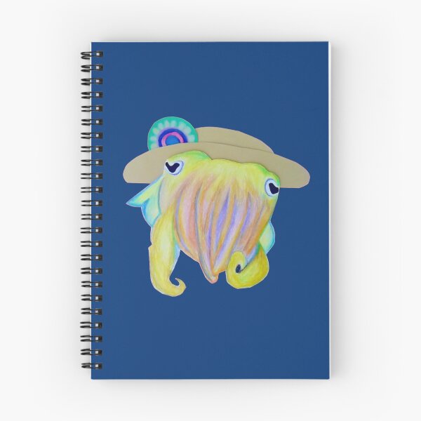 Item preview, Fortunate Cuttlefish from the Underwater Fortunes Site Hand Drawn Cuttlefish designed and sold by aphelionrhode.