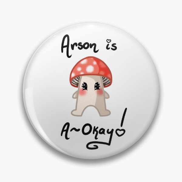 Item preview, Arsonist Mushroom designed and sold by ScottishMagpie.