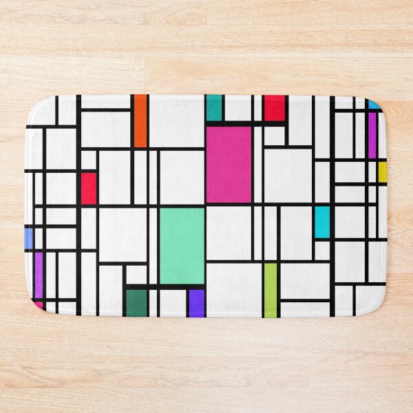 Item preview, Mondrian Style Pastel designed and sold by Art & Coffee.