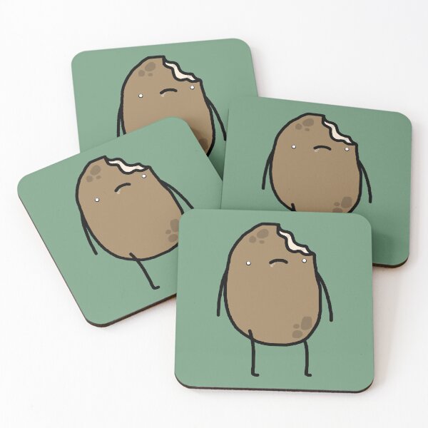 Item preview, Cute zombie potato doodle designed and sold by KnuckersHollow.