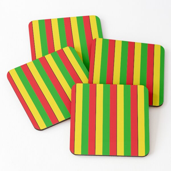 Item preview, Rasta Colored Stripes Pattern designed and sold by HotHibiscus.