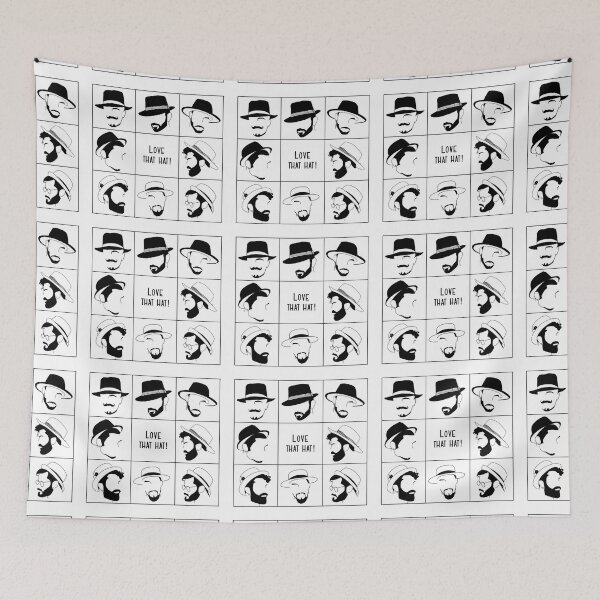 Item preview, Beard and Moustache. ‘Love that hat!’ designed and sold by SuziR23.