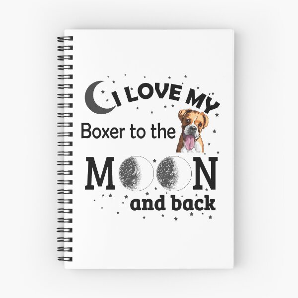 Item preview, I Love My Boxer To The Moon And Back! designed and sold by flipper42.