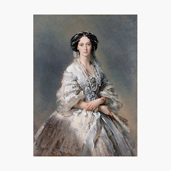 Empress Maria Alexandrovna (1857) - Franz Xaver Winterhalter Photographic Print