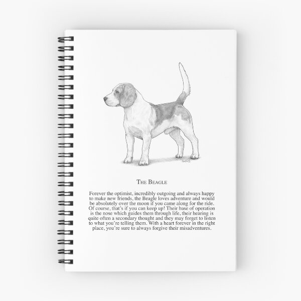 Artikelvorschau, Der Beagle entworfen und verkauft von Elspeth Rose Design.