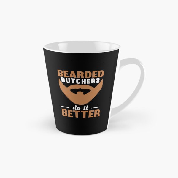 Item preview, BEARDED BUTCHERS DO IT BETTER - funny butcher shop slogan designed and sold by KatisDesign.