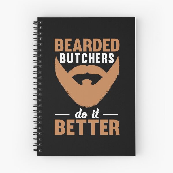 Item preview, BEARDED BUTCHERS DO IT BETTER - funny butcher shop slogan designed and sold by KatisDesign.