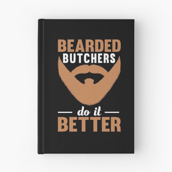 Item preview, BEARDED BUTCHERS DO IT BETTER - funny butcher shop slogan designed and sold by KatisDesign.
