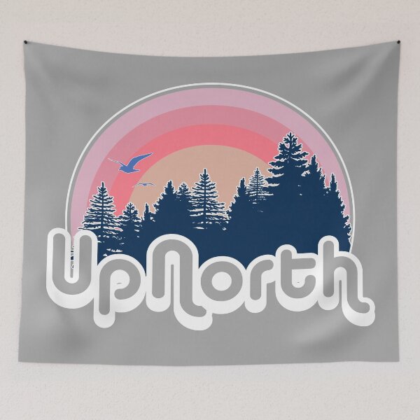 Item preview, Retro Up North designed and sold by GreatLakesLocal.