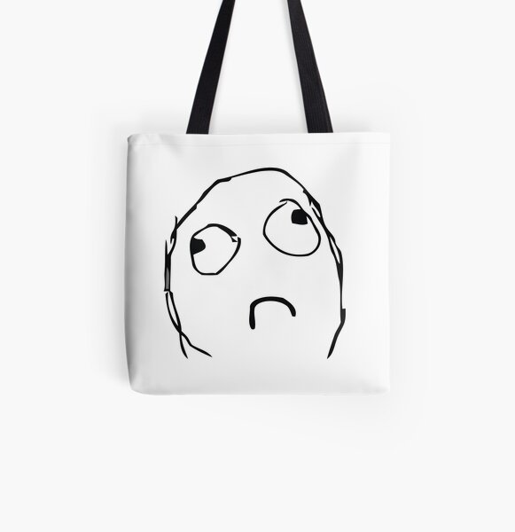 SAD TROLL FACE | Tote Bag