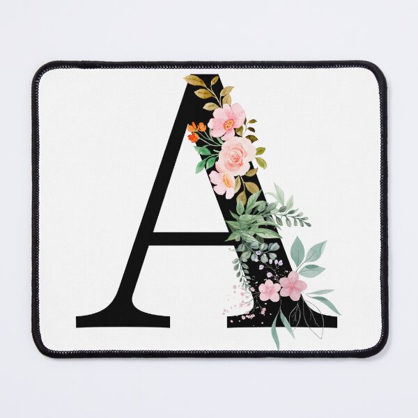 Item preview, The letter A with a flower designed and sold by Dwarf7.
