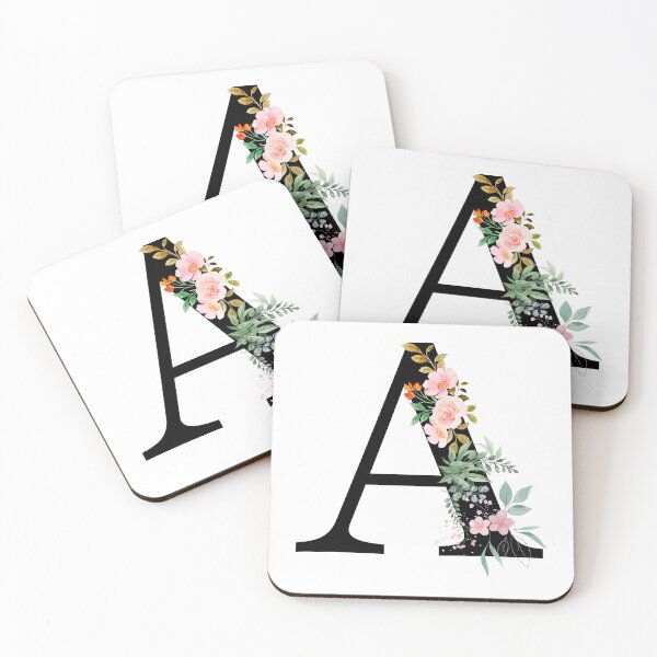 Item preview, The letter A with a flower designed and sold by Dwarf7.