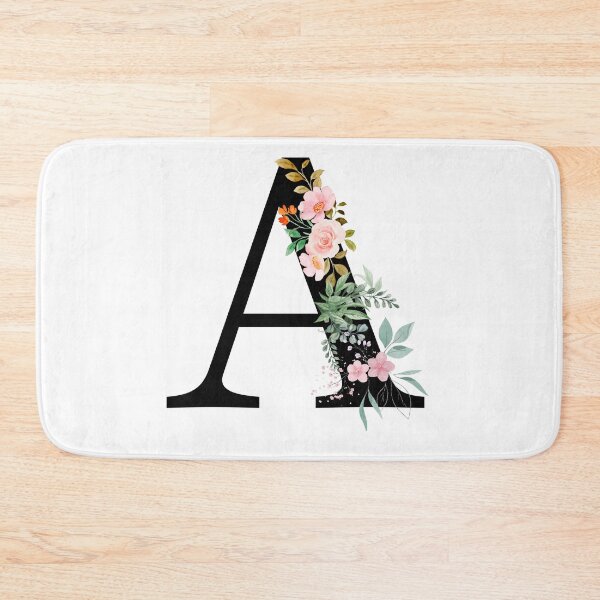 Item preview, The letter A with a flower designed and sold by Dwarf7.