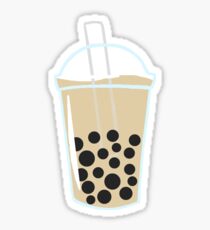 chai boba tea Sticker