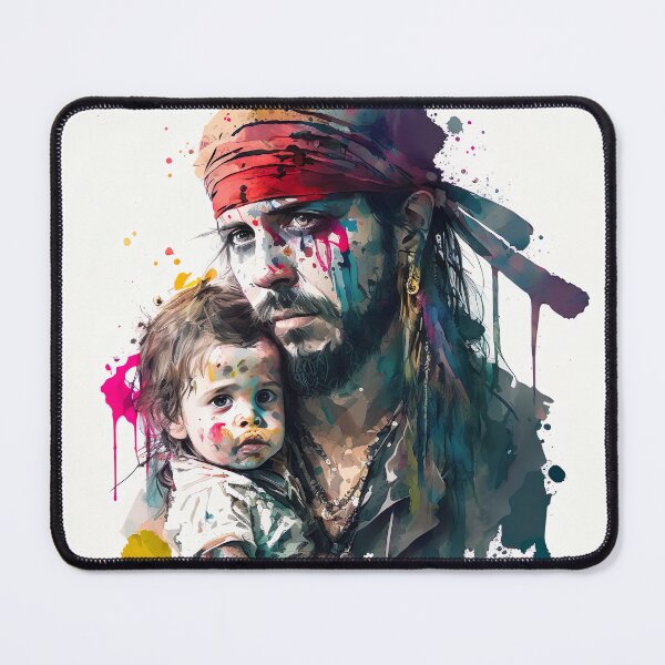 Item preview, Pirate with baby | Father’s Day designed and sold by VAXANA.