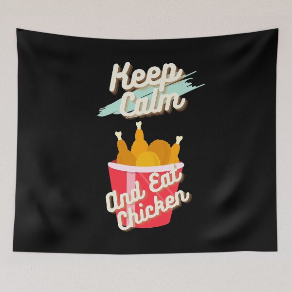 Item preview, Keep Calm And Eat Chicken designed and sold by letsgetinspired.