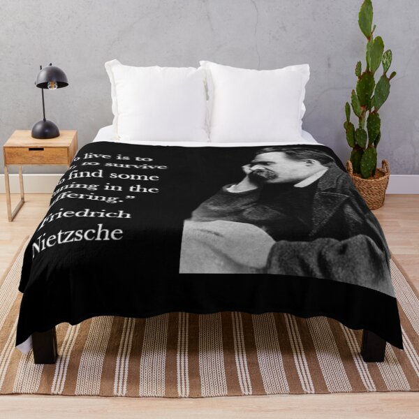Item preview, Friedrich Nietzsche Quote - Meaning in the Suffering designed and sold by Reed-Inc.