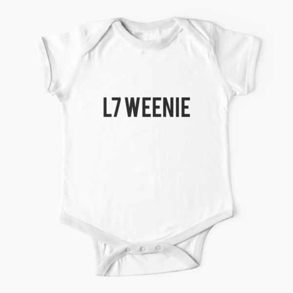 L7 Weenie The Sandlot Movie Text Art Short Sleeve Baby One-Piece