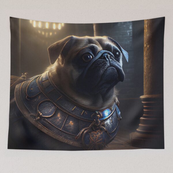 Item preview, Knight: Pug designed and sold by ArmouredPaws.