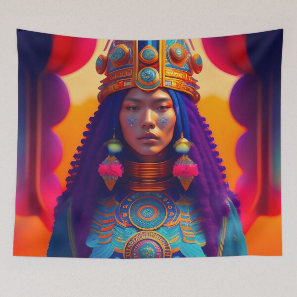 Item preview, Tlaloc Pachacamac, The Aztecs - 1000 light years ahead designed and sold by zombiezoanthid.