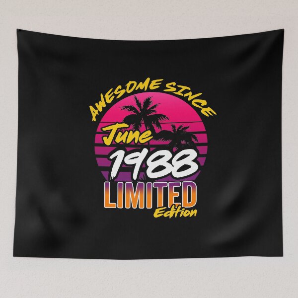 Item preview, Awesome Since June 1988 | Made In 1988 | June 1988 Limited Edition designed and sold by AMINE  ★★★★★.