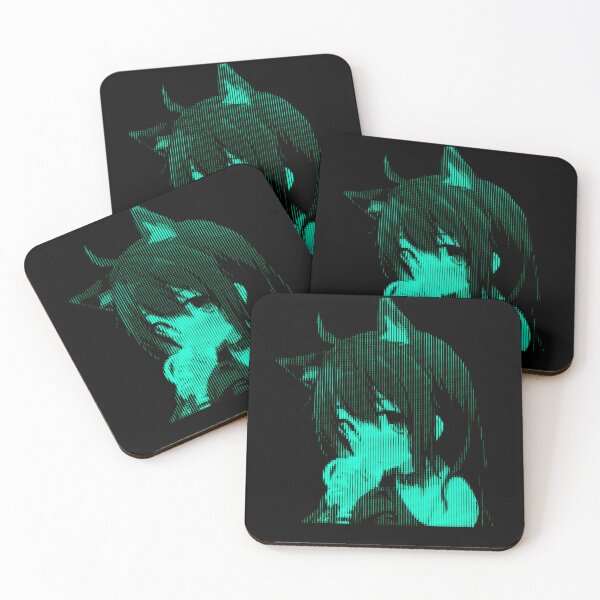 Item preview, pixelate anime girl cat ear designed and sold by RecoveryTees.