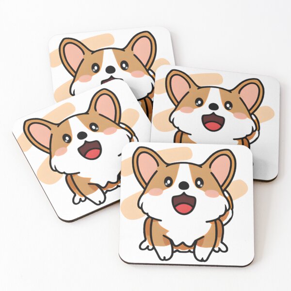 Item preview, Lindo Kawaii Corgi con grandes ojos adorables designed and sold by NathalieRached.