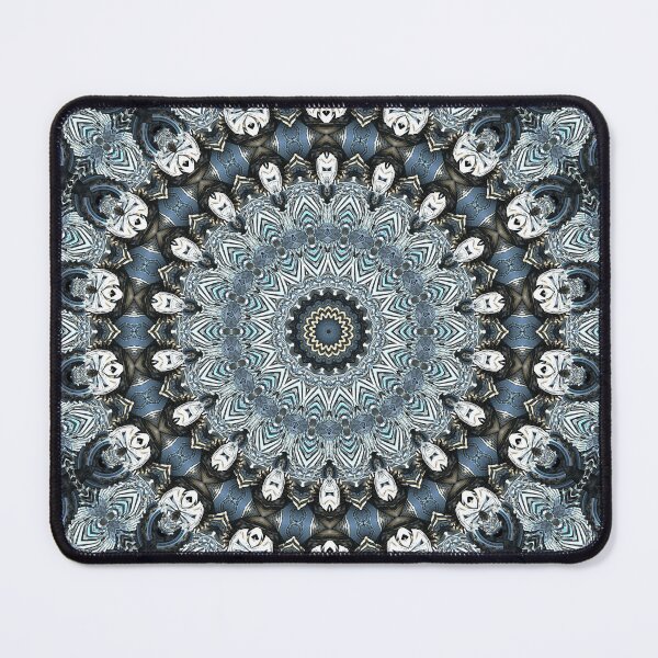 Item preview, Blue-Grey Mandala - 3D Fractal Art designed and sold by Fractal-Graphic.