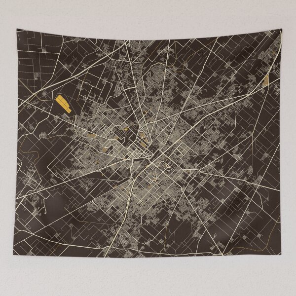 Item preview, Faisalabad City Map of Punjab, Pakistan - Pastel designed and sold by deMAP.
