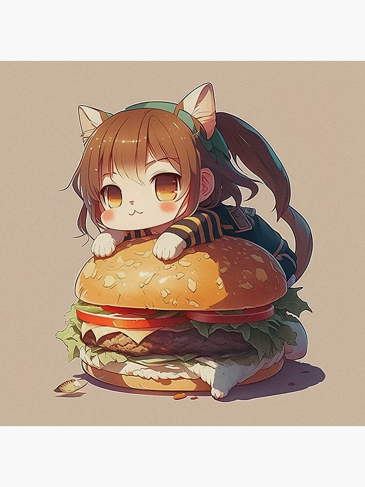 Details more than 78 anime girl eating burger super hot - in.duhocakina