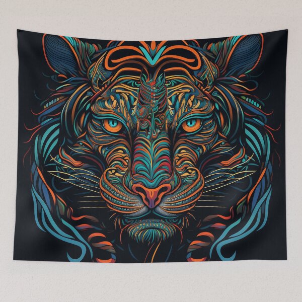 Item preview, Tiger's Head AI Art designed and sold by cy312.