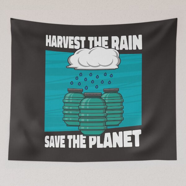 Item preview, Save The Planet Rainwater harvesting Water Conservation  designed and sold by MrEddie10.