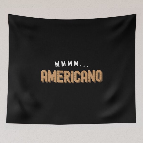 Item preview, Mmmm... americano coffee | Tasty caffeine~ designed and sold by AllInCoffee.
