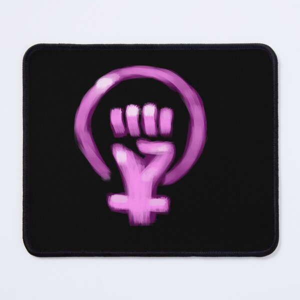 Item preview, pink feminism symbol designed and sold by Themys24.