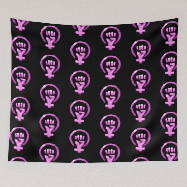 Item preview, pink feminism symbol designed and sold by Themys24.