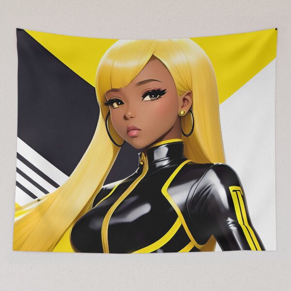 Item preview, GOLDIE | Black Anime Girl designed and sold by blackanimemecca.